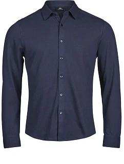 TJ Košile piqué s dlouhým rukávem 18. navy model 22464885 - Tee Jays
