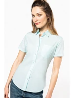 K Popelínová halenka s krátkým rukávem 20.K model 22510173 - Kariban K Popelínová halenka s krátkým rukávem 20.K model 22510173 - Kariban