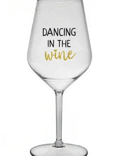 DANCING IN THE WINE - číry nerozbitný pohár na víno 470 ml