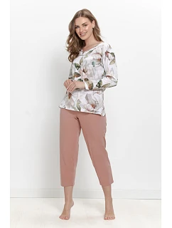 3615 DÁMSKE DLHÉ PYŽAMO DENISA M–XL