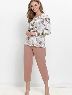 3615 DÁMSKE DLHÉ PYŽAMO DENISA M–XL