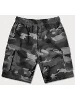 Světle šedé pánské kraťasy model 18409848 - J.STYLE