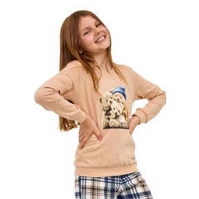 Dievčenské pyžamo 592/187 Medvedíky - CORNETTE