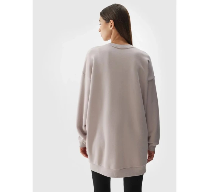 Dámska mikina bez podšívky s kapucňou 4F 4FAW23TSWSF0764-56S