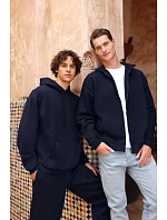 Fruit of the Loom Iconic Premium Joggingové nohavice s elastickými manžetami z hrubej bavlny 16.4056 tmavomodrá Fruit of the Loom Iconic Premium Joggingové nohavice s elastickými manžetami z hrubej bavlny 16.4056 tmavomodrá