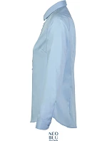Women keprová halenka s dlouhým rukávem soft blue model 22499904 - NEOBLU Women keprová halenka s dlouhým rukávem soft blue model 22499904 - NEOBLU