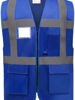 HVW 801 HiVis multifunkční vesta model 22502512 royal blue - Yoko