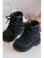 Dětské Botky Se Zipem Černé model 21636429 - Boto