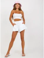 RV šortky SN model 17507233 bílá - FPrice RV šortky SN model 17507233 bílá - FPrice