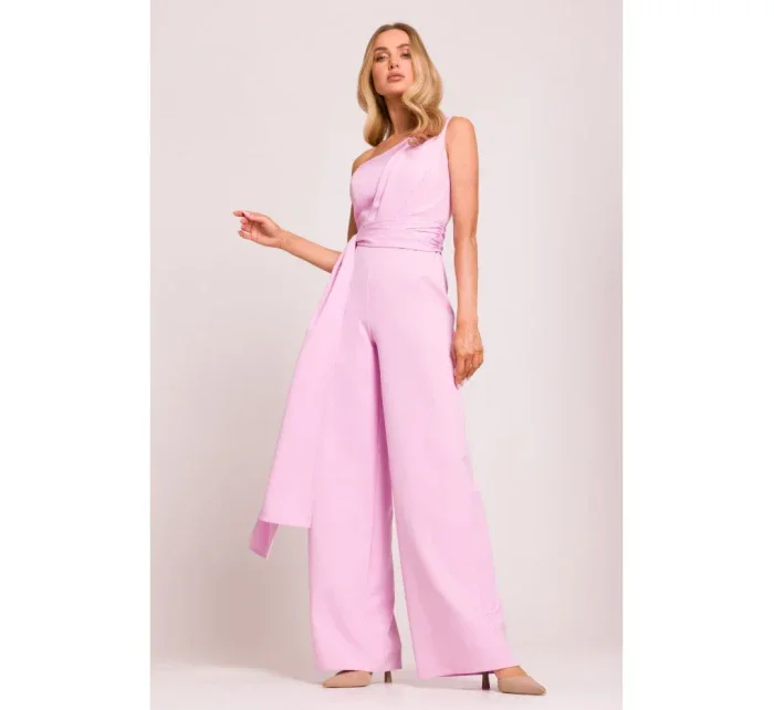 Kombinéza na jedno rameno se  růžová model 20970538 - Moe