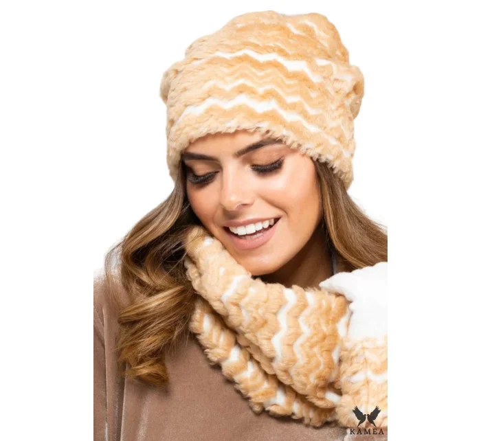 Dámska čiapka s kožušinkou VERMONT - Kamea