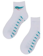 TENKÉ PONOŽKY FARBA 2-6 ROKOV DIEVČATÁ BIELA 21-23