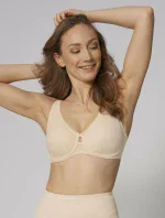 Dámska podprsenka Wild Rose Sensation W01 béžová - Triumph