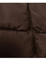 Hnědá zimní bunda s límcem model 21246695 - LHD Hnědá zimní bunda s límcem model 21246695 - LHD