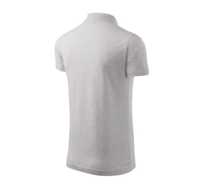 Polokošeľa Malfini Single J. M MLI-20203 svetlo šedá melanžová