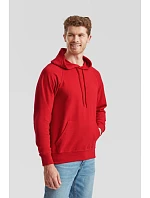 Fruit of the Loom Lightweight Hooded Sweat Pánska mikina s kapucňou a raglánovými rukávmi 16.2140 heather grey