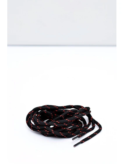 CORBBY Trekkingowe Sznurowadła Czarno Czerwone