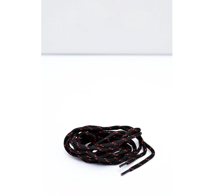 CORBBY Trekkingowe Sznurowadła Czarno Czerwone