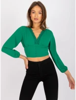 Blúzka DHJ BZ 15672.40 zelených