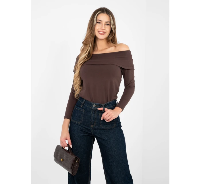 Blúzka RV BZ A1194.25 tmavohnedá Blúzka RV BZ A1194.25 tmavohnedá