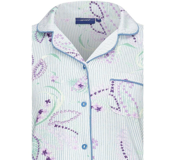 Dámska nočná košeľa 10232-178-6 zelenofialová - Pastunette