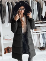 Dámská zimní bunda s kožešinou černá Dstreet model 22546779 - FashionStreet