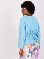 Blúzka DHJ BZ 11979.67 svetlo modrá