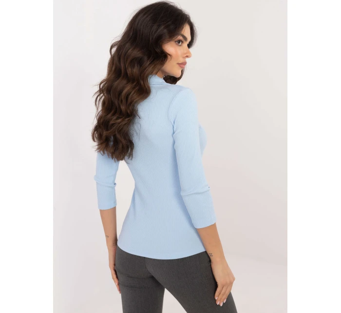 Bluzka RV BZ model 20686435 jasny niebieski - FPrice Bluzka RV BZ model 20686435 jasny niebieski - FPrice