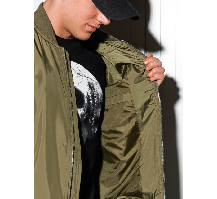 Pánska bunda Ombre Jacket C439 Zelená