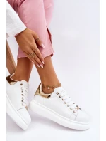 Damskie Buty Sportowe GOE LL2N4011 Biało-Złote