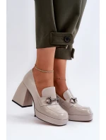 dámské polobotky na podpatku šedé D&A model 21655802 - S.Barski dámské polobotky na podpatku šedé D&A model 21655802 - S.Barski