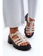 Dámské Sandály  Bežové model 21661721 - Zaxy