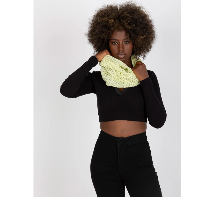 Dámsky tunelový šál AT CH BF48181 svetlo žltá Dámsky tunelový šál AT CH BF48181 svetlo žltá