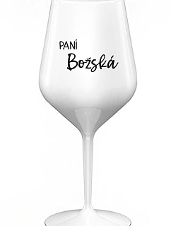 Lady of God - biely nerozbitný pohár na víno 470 ml