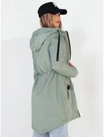 Dámská přechodná bunda parka zelená Dstreet model 21973504 - FashionStreet