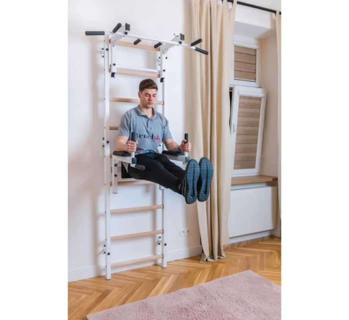 GYMNASTICKÝ REBRÍK S NASTAVITEĽNOU TYČOU A ZÁBRADLÍM BENCHK 732W