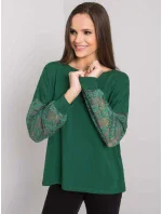 Blúzka RV BZ 7342.03 tmavo zelená Blúzka RV BZ 7342.03 tmavo zelená
