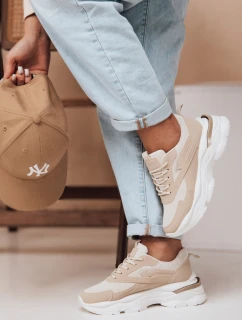 Dámske tenisky na platforme SPORTLITE beige FashionStreet ZY0608