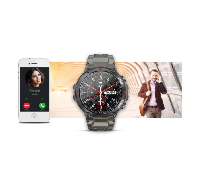 Chytré hodinky Grey model 21804543 - Giewont Chytré hodinky Grey model 21804543 - Giewont