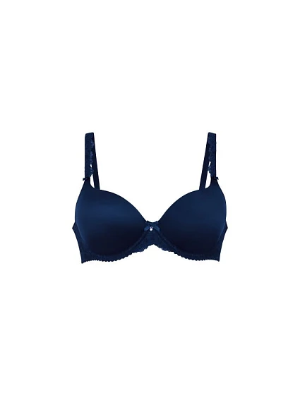 Bobette podprsenka s kosticami a penovou výplňou 5291 navy blue - RosaFaia Bobette podprsenka s kosticami a penovou výplňou 5291 navy blue - RosaFaia