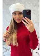 Dámska čiapka Neli K392 biela Dámska čiapka Neli K392 biela