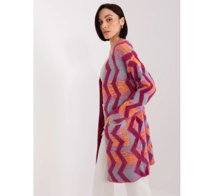 Sweter AT SW model 21768449 fuksjowy - FPrice Sweter AT SW model 21768449 fuksjowy - FPrice