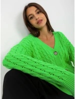 Dámsky sveter LC SW 8036 fluo zelený Dámsky sveter LC SW 8036 fluo zelený