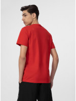 Pánske tričko H4L22-TSM047-62S červené - 4F