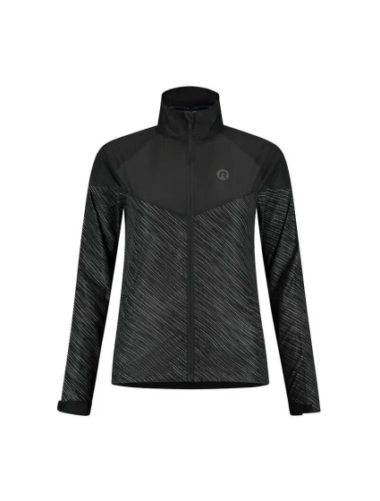 Rogelli ESSENTIAL HIVIS bunda čierna 2XL Rogelli ESSENTIAL HIVIS bunda čierna 2XL