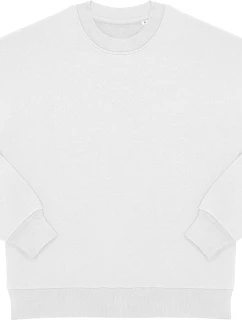 B&C Influence Crew Ťažká unisex mikina oversize 01.IC01 biela