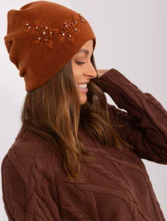 Czapka AT CZ model 18985302 jasny brązowy - FPrice