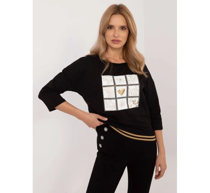 Blúzka CLM BZ 1268.67 čierna Blúzka CLM BZ 1268.67 čierna