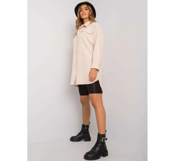 EM košeľa KS 678.57 svetlo béžová