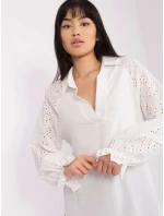 Bluzka LK BZ model 18650822 ecru - FPrice Bluzka LK BZ model 18650822 ecru - FPrice